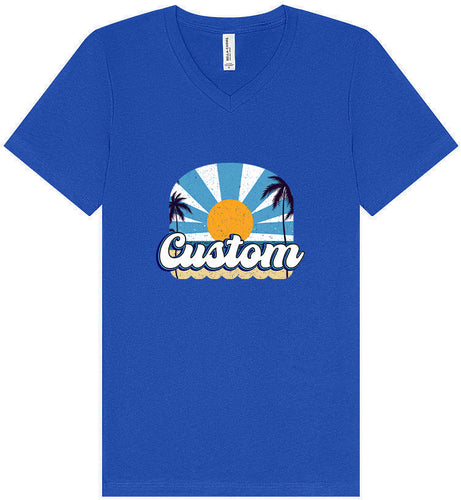 Custom Coast Unisex V-Neck Shirt
