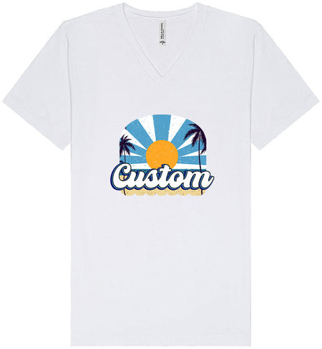 Custom Coast Unisex V-Neck Shirt