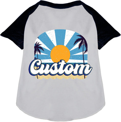 Custom Coast Pet Raglan Shirts