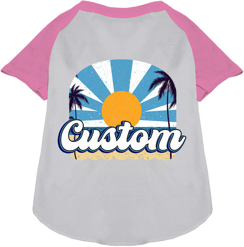 Custom Coast Pet Raglan Shirts