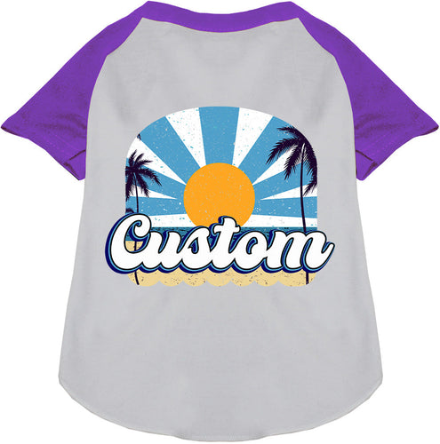 Custom Coast Pet Raglan Shirts