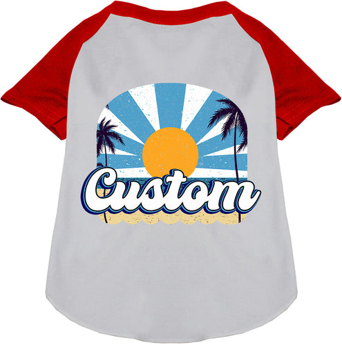 Custom Coast Pet Raglan Shirts