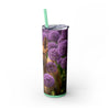 Skinny Tumbler with Straw – 20 oz Stainless Steel Cup