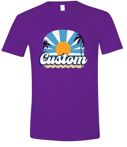 Custom Coast Adult Gildan Soft Shirt