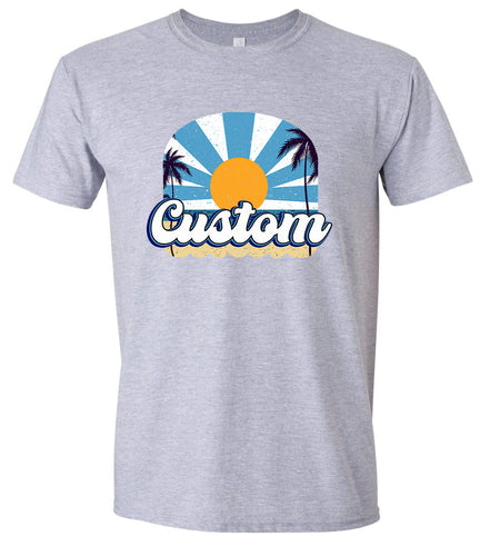 Custom Coast Adult Gildan Soft Shirt