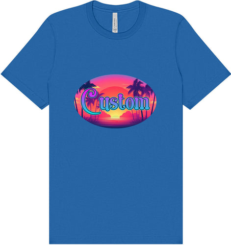 Custom Classic Beach Adult Bella Canvas Shirt