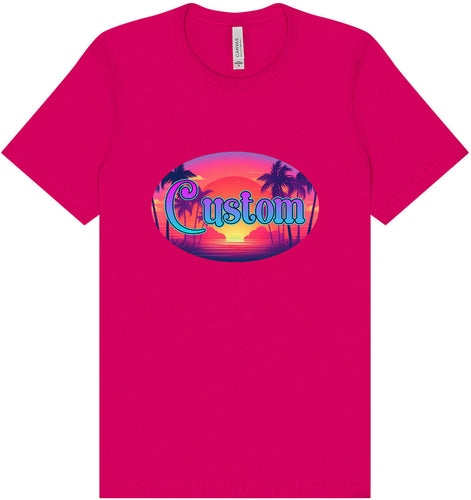 Custom Classic Beach Adult Bella Canvas Shirt