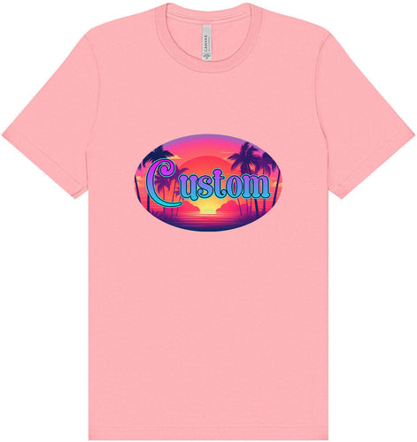 Custom Classic Beach Adult Bella Canvas Shirt