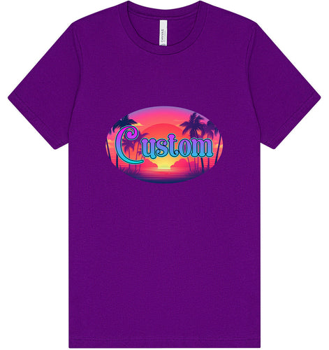 Custom Classic Beach Adult Bella Canvas Shirt