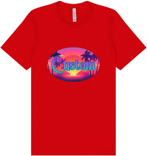 Custom Classic Beach Adult Bella Canvas Shirt