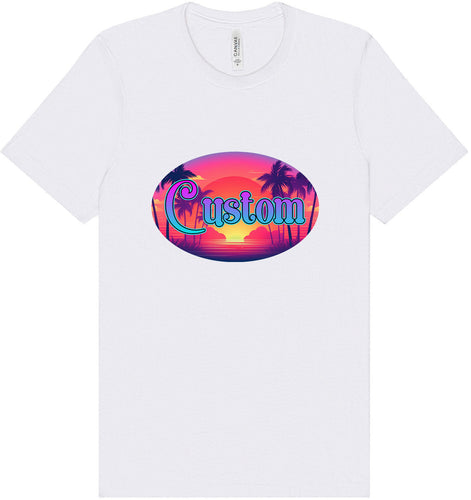Custom Classic Beach Adult Bella Canvas Shirt