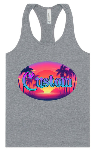 Custom Classic Beach Women's Racerback Tank