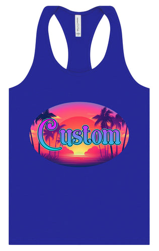 Custom Classic Beach Women's Racerback Tank