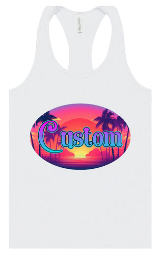 Custom Classic Beach Women's Racerback Tank