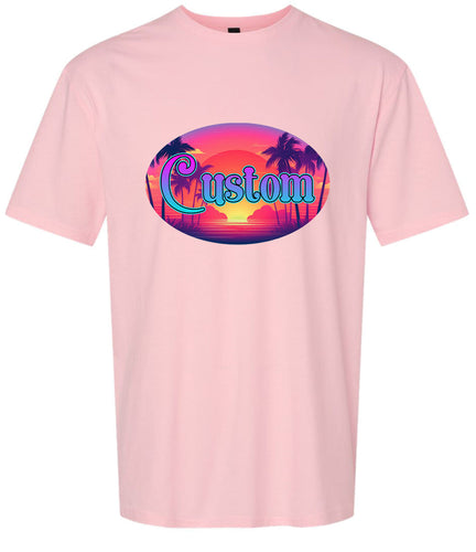 Custom Classic Beach Adult Gildan Soft Shirt