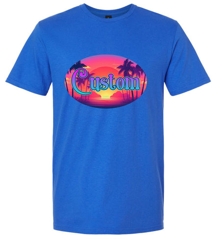 Custom Classic Beach Adult Gildan Soft Shirt