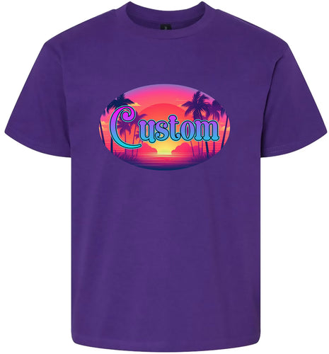 Custom Classic Beach Children's Gildan Soft Shirt