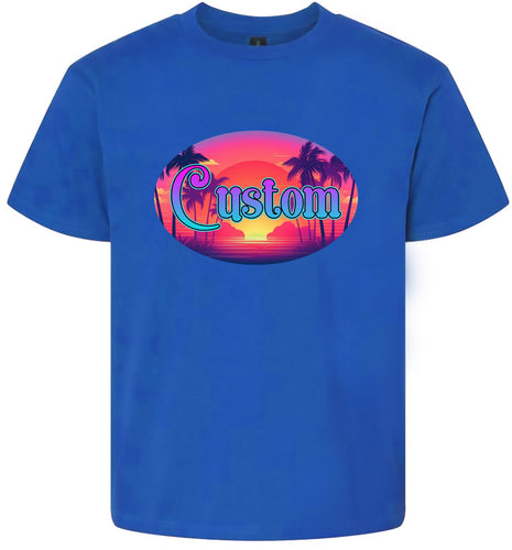 Custom Classic Beach Children's Gildan Soft Shirt