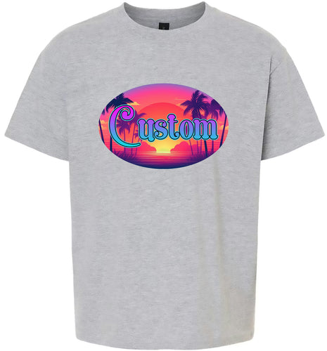 Custom Classic Beach Children's Gildan Soft Shirt