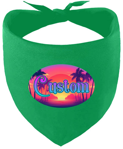 Custom Classic Beach Pet Bandana