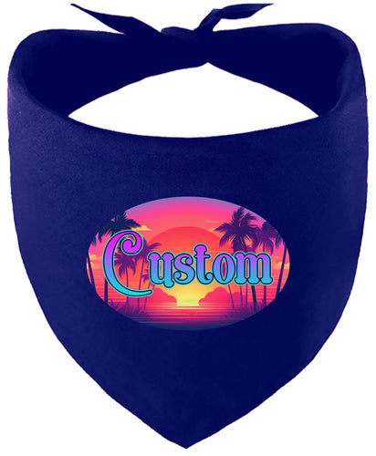Custom Classic Beach Pet Bandana