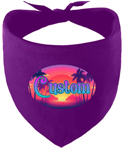 Custom Classic Beach Pet Bandana