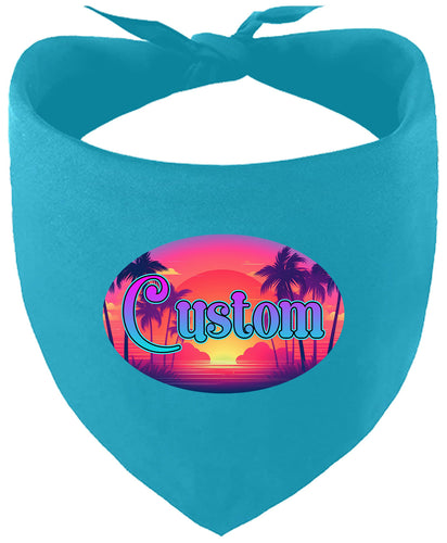 Custom Classic Beach Pet Bandana