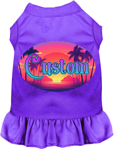Custom Classic Beach Pet Dress