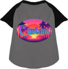 Custom Classic Beach Pet Raglan Shirts