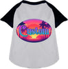 Custom Classic Beach Pet Raglan Shirts