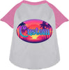 Custom Classic Beach Pet Raglan Shirts