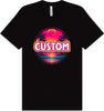 Custom Neon Beach Sunset Adult Bella Canvas Shirt