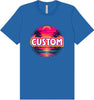 Custom Neon Beach Sunset Adult Bella Canvas Shirt