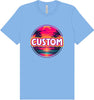 Custom Neon Beach Sunset Adult Bella Canvas Shirt