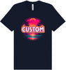 Custom Neon Beach Sunset Adult Bella Canvas Shirt