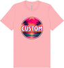 Custom Neon Beach Sunset Adult Bella Canvas Shirt