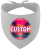 Custom Neon Beach Sunset Pet Bandana
