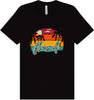 Custom Retro Beach Sunset Adult Bella Canvas Shirt