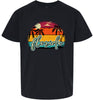 Custom Retro Beach Sunset Children's Gildan Soft Shirt