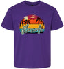 Custom Retro Beach Sunset Children's Gildan Soft Shirt