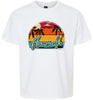Custom Retro Beach Sunset Children's Gildan Soft Shirt