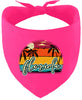 Custom Retro Beach Sunset Pet Bandana