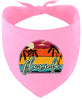 Custom Retro Beach Sunset Pet Bandana
