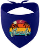 Custom Retro Beach Sunset Pet Bandana