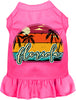 Custom Retro Beach Sunset Pet Dress