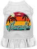 Custom Retro Beach Sunset Pet Dress