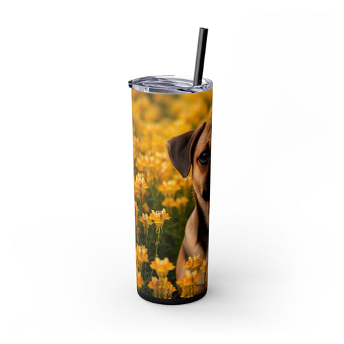 Skinny Tumbler with Straw – 20 oz Stainless Steel Cup