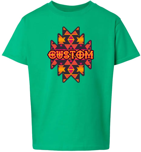 Custom Navajo Tribal Children's Gildan Soft Shirt