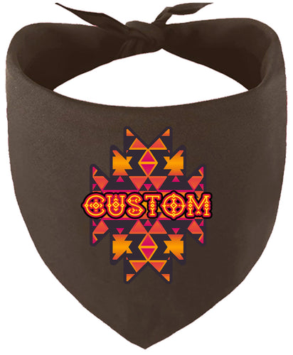 Custom Navajo Tribal Pet Bandana