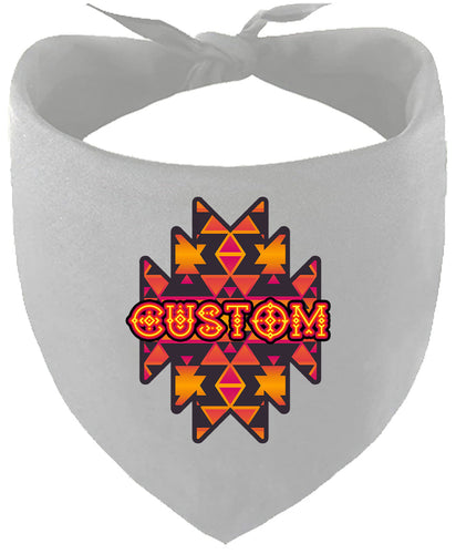 Custom Navajo Tribal Pet Bandana